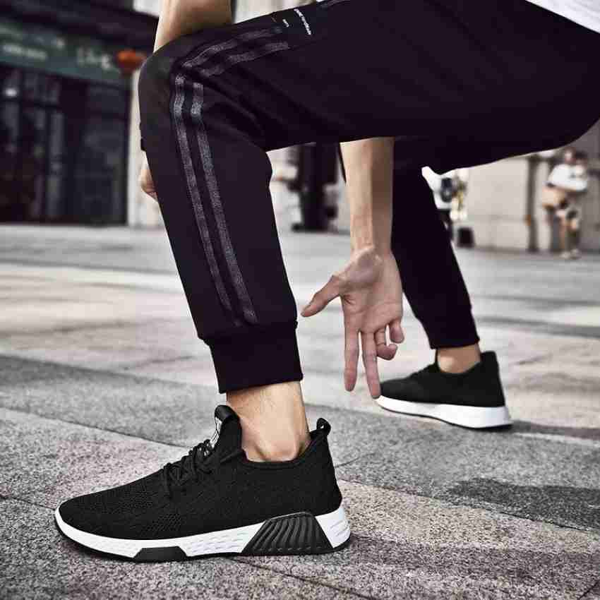 HAUTTON Men's Stylish Light-Weight Breathable Casual Sneakers