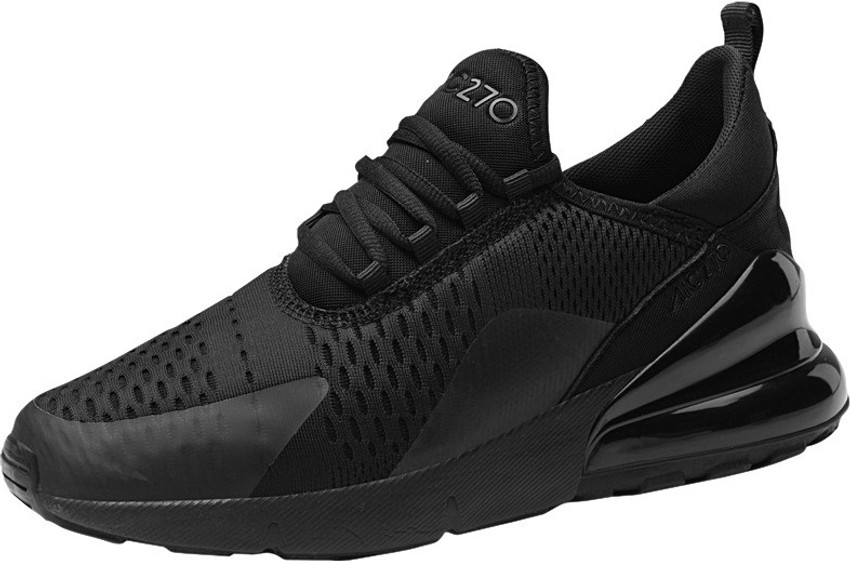 Air max 270 online black running shoes flipkart