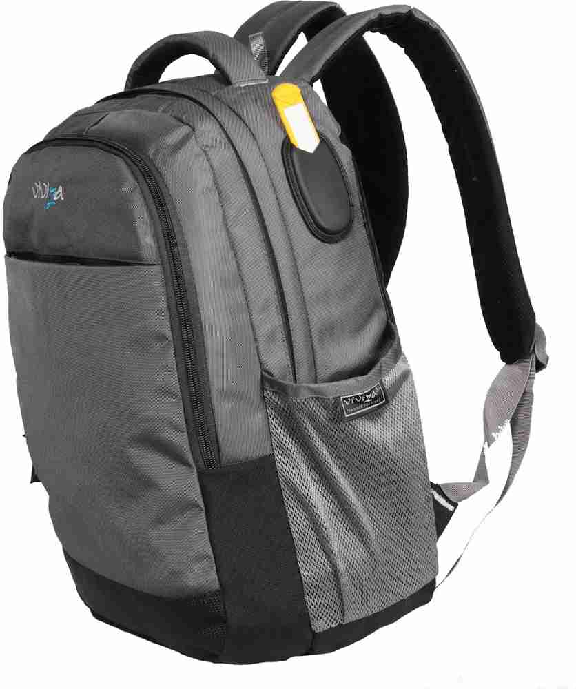Viviza Bags Nylon 21 LTR School and College Backpack for Boys and Girls 21 L Backpack Grey Price in India Flipkart