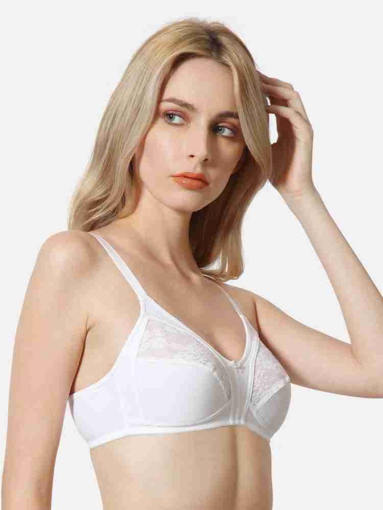 Buy Van Heusen Women Antibacterial & Wireless Shaper Bra - WhiteVan Heusen  Women White Solid Anti Bacterial Wireless Shaper Bra Online