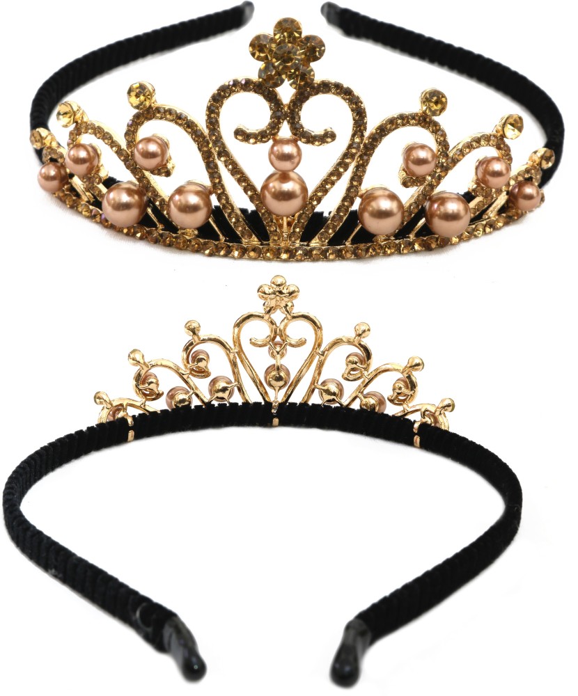Gold Hairband - Buy Gold Hairband online in India