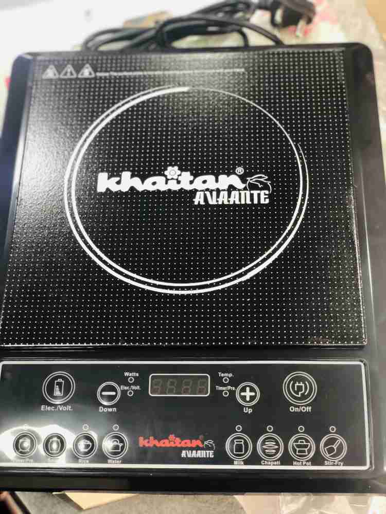 Khaitan induction top price 2000 watt