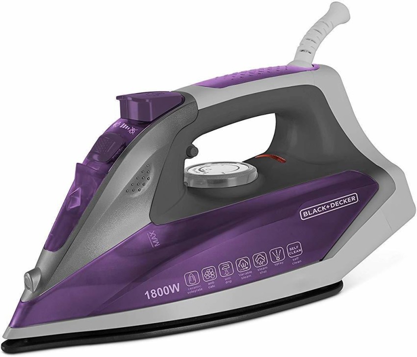 Black Decker BXIR1801IN 1800 W Steam Iron Price in India Buy