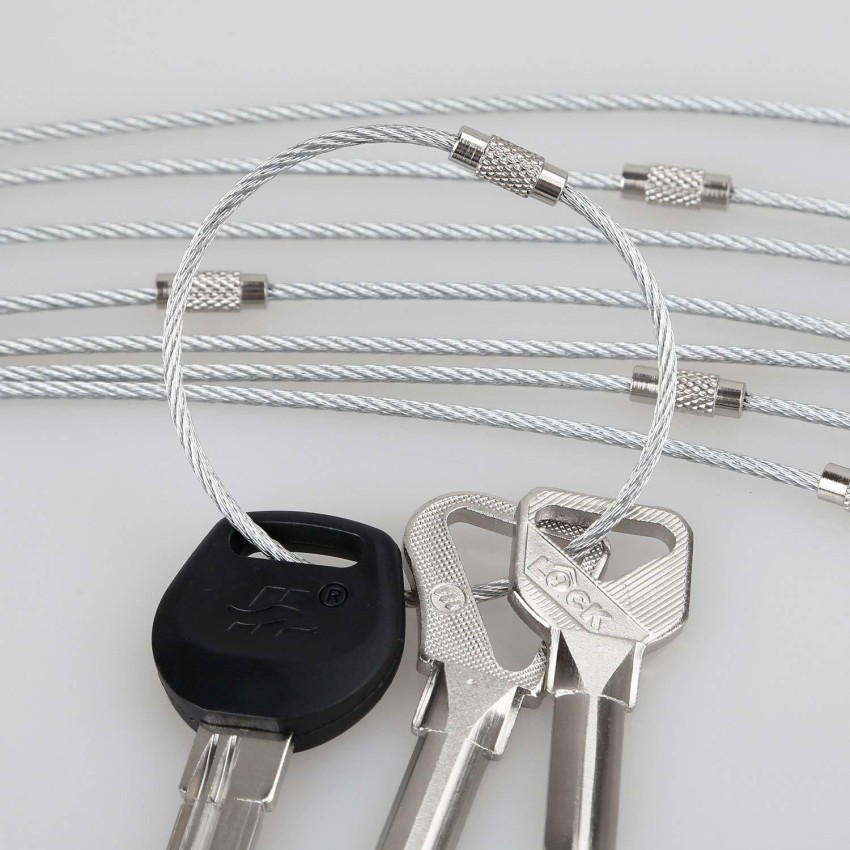 Metal wire sale keychain