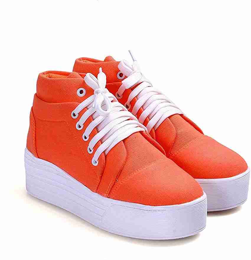 Orange shoes for girls new arrivals