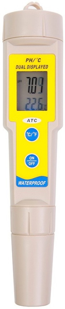 Misuratore pH con temperatura - LCD - 0-14 pH / Temperatura 0 - 50 °C