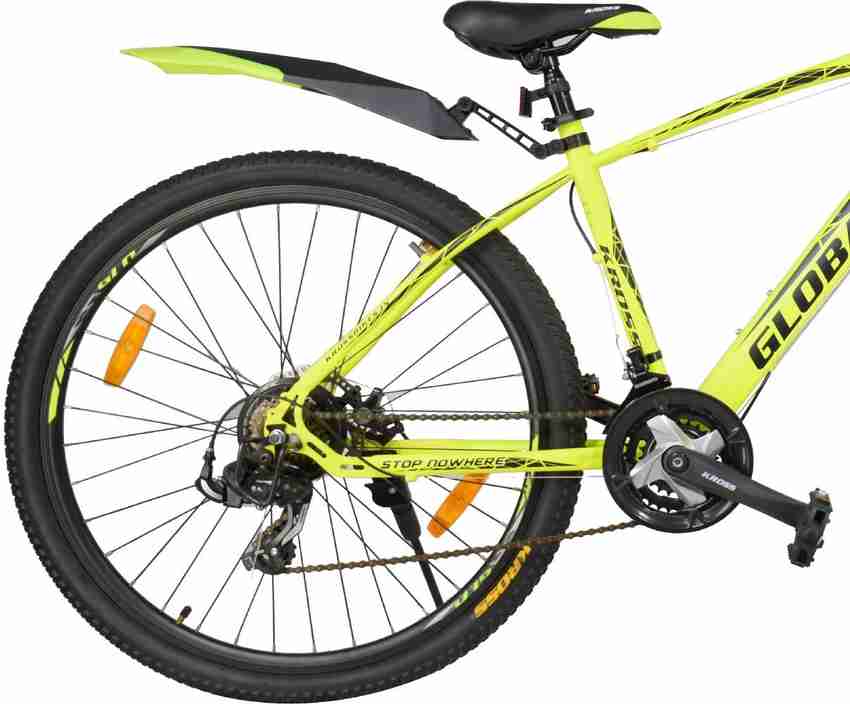 Kross Encode Bike For Adults Yellow Black 27.5 T Mountain Cycle