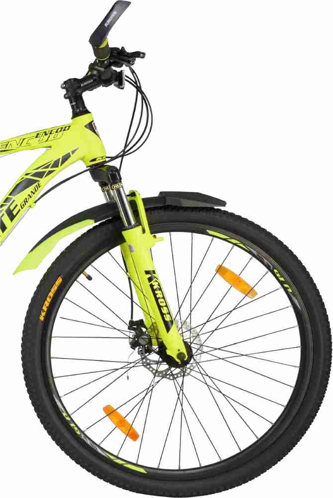 Kross Encode Bike For Adults Yellow Black 27.5 T Mountain Cycle
