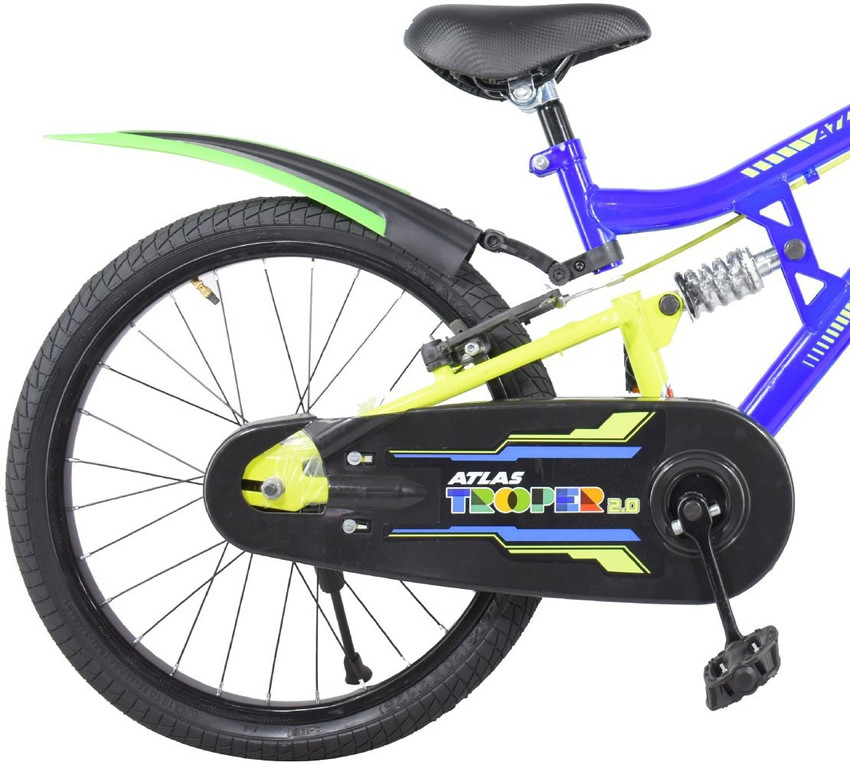 ATLAS Trooper DS Bike For Kids Of Age 5 8 Yrs Peacock Blue 20 T Recreation Cycle Price in India Buy ATLAS Trooper DS Bike For Kids Of Age 5 8 Yrs Peacock
