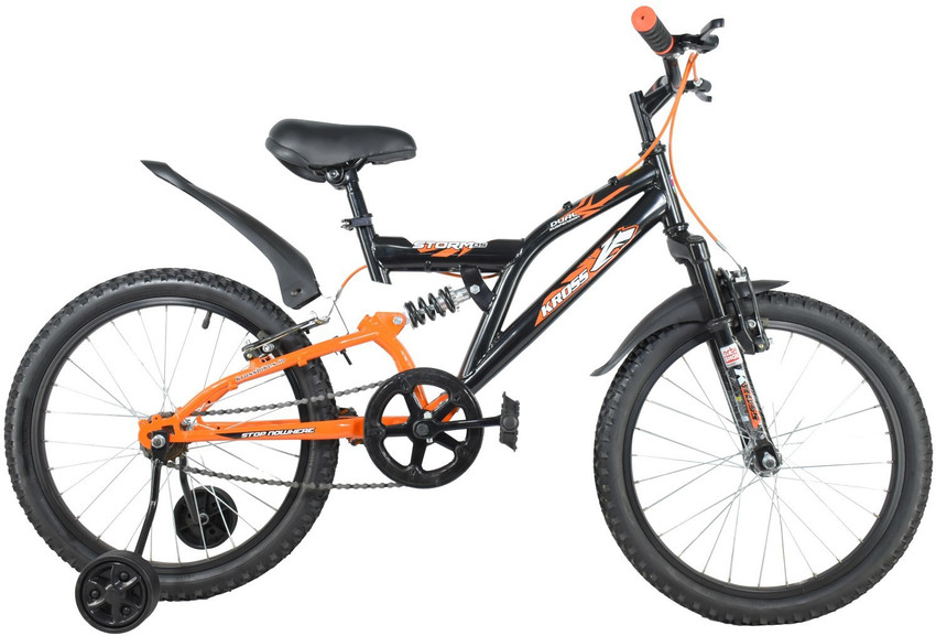 Kross Storm DS Bike For Kids Of Age 5 8 Yrs Black Orange 20 T