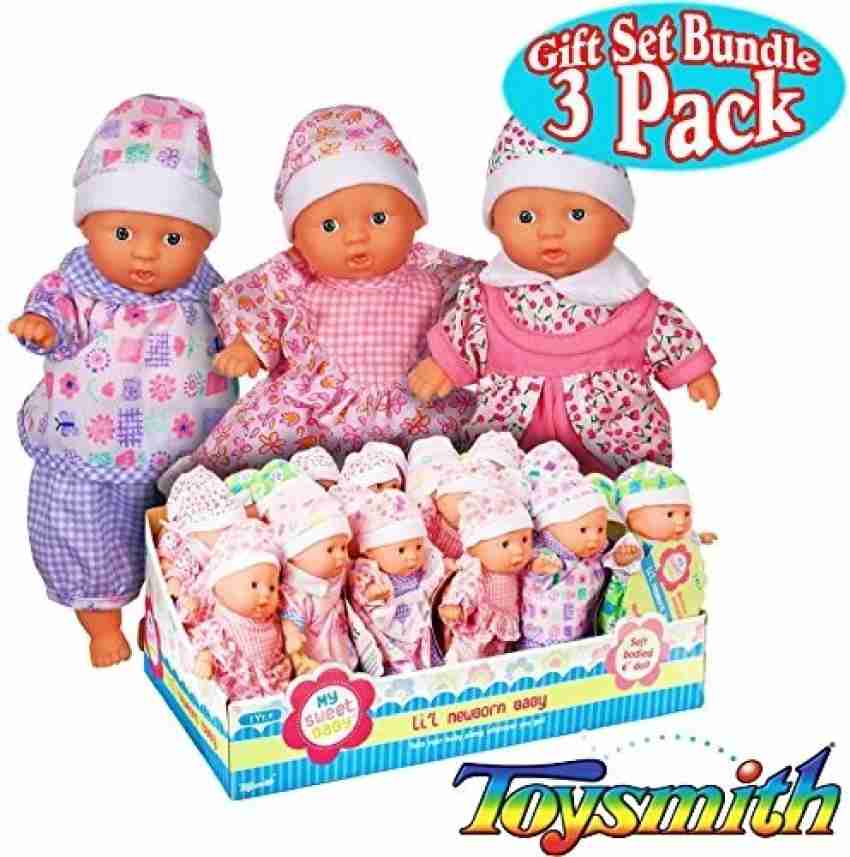 Toysmith Lil Newborn Mini Baby Dolls 6