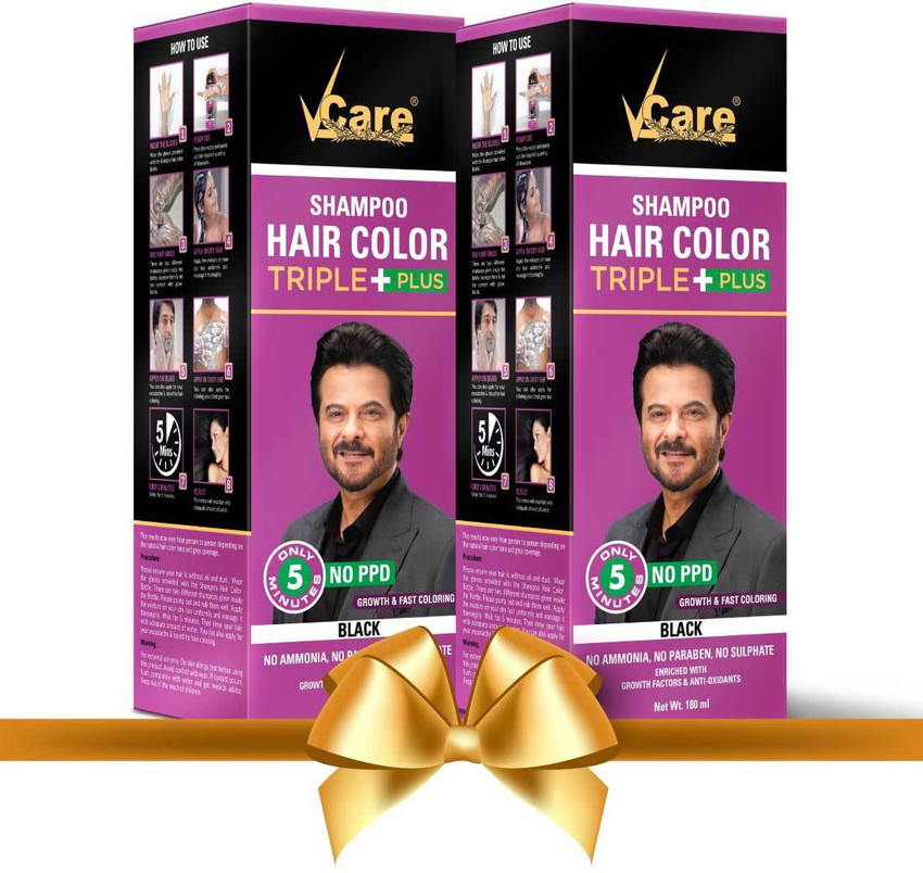 V care black hair shampoo online