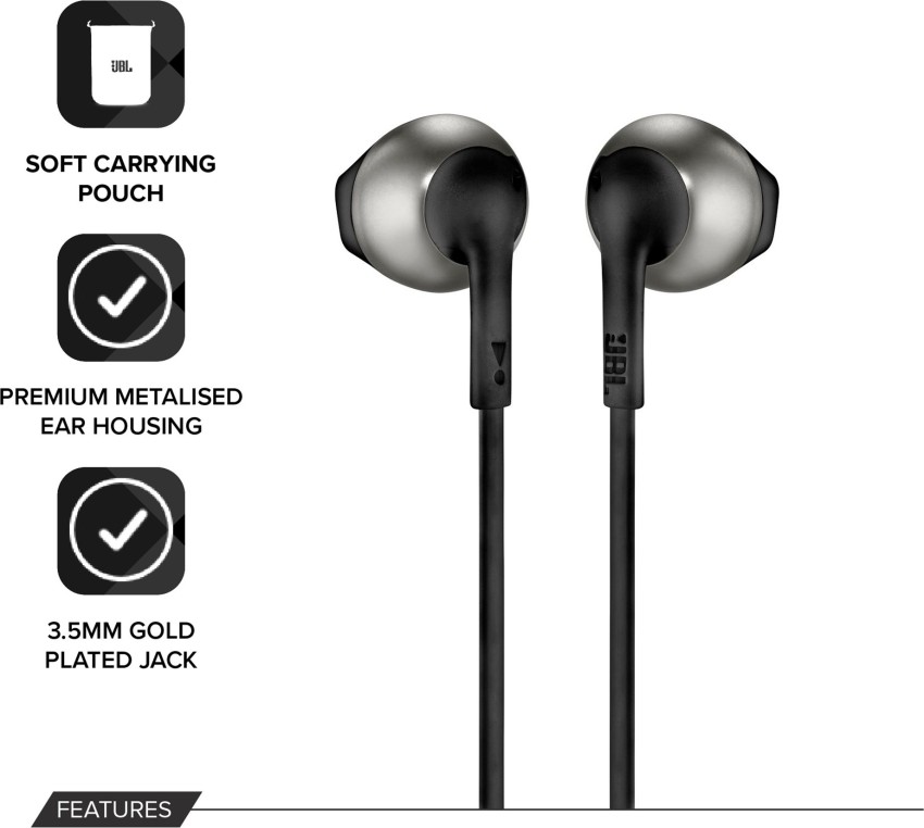 JBL T205 Wired Headset Price in India Buy JBL T205 Wired Headset