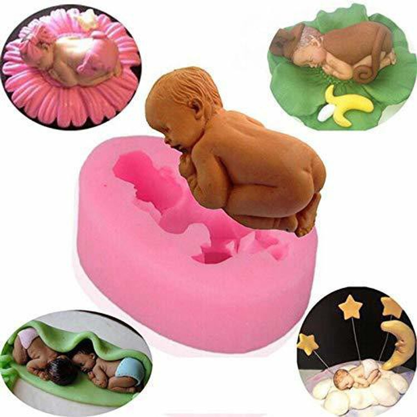 Baby silicone molds for fondant sales