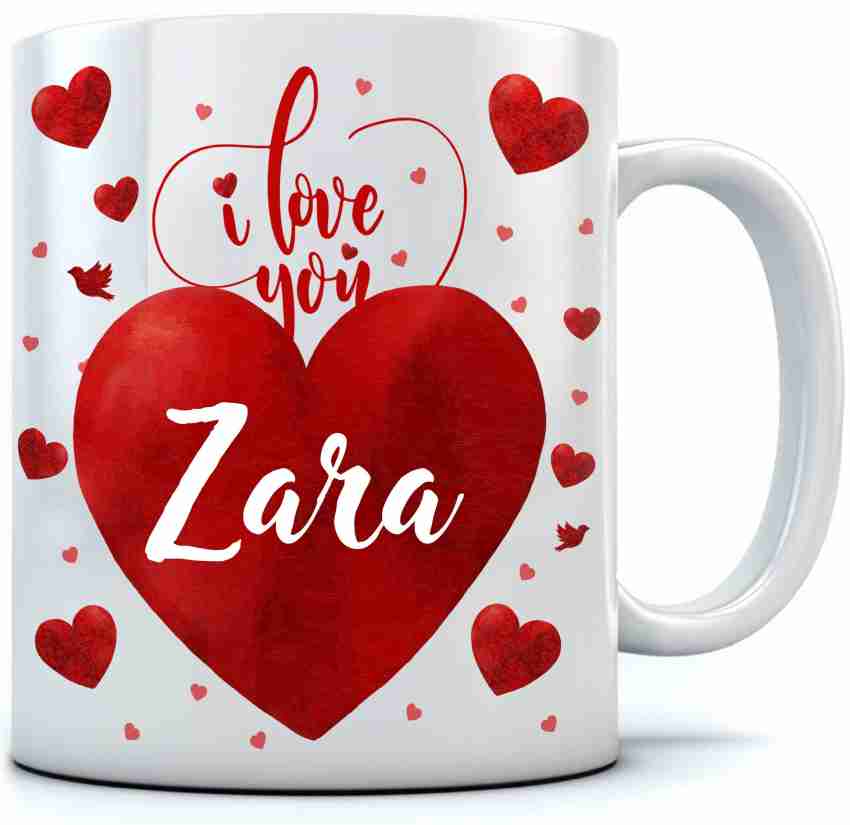 RAMPOSH Love You Zara Coffee, For Valentine Day, Birthday, Friend