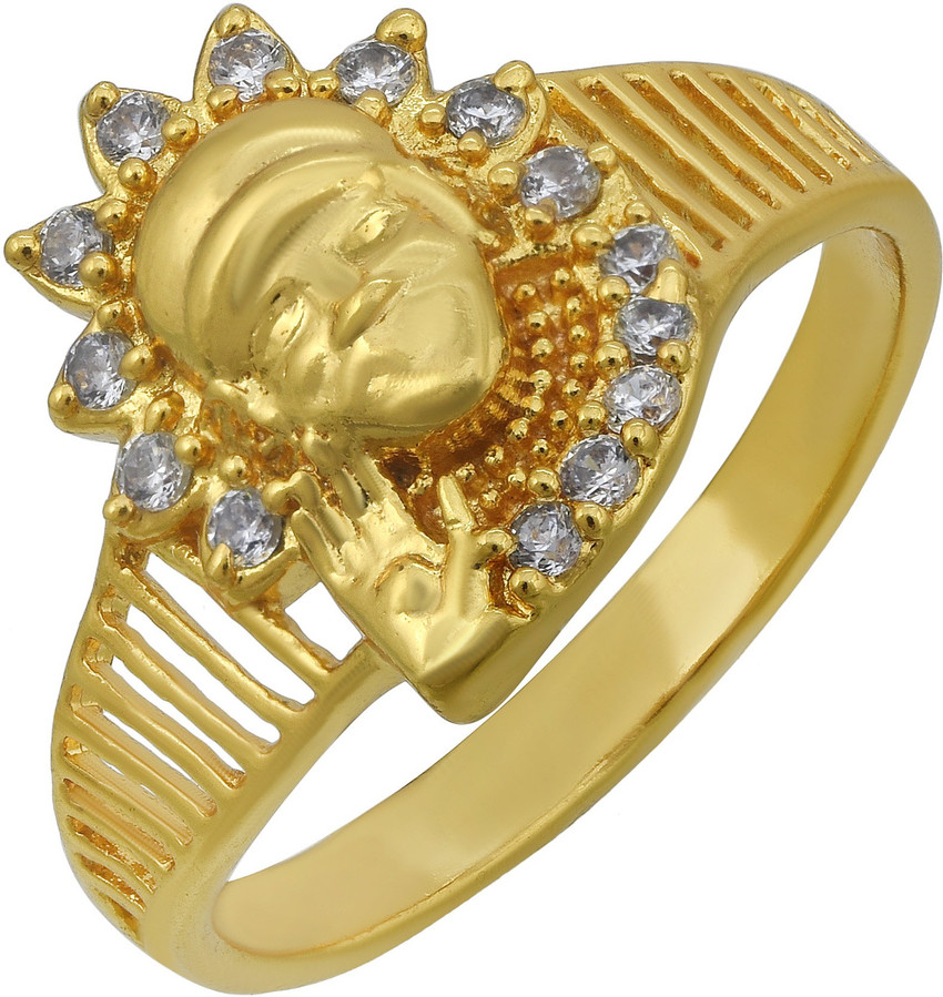 Sai baba gold ring online shopping on sale