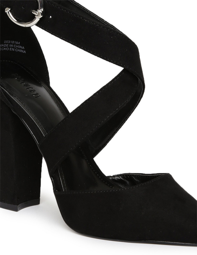 Forever 21 top black heels