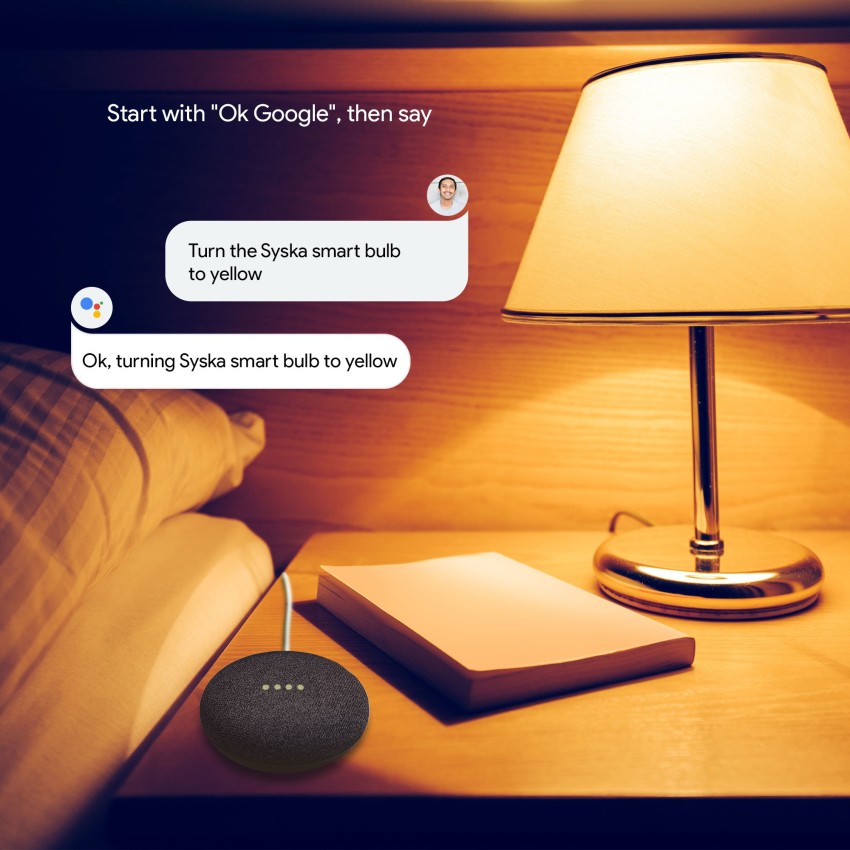 Syska smart store bulb google home