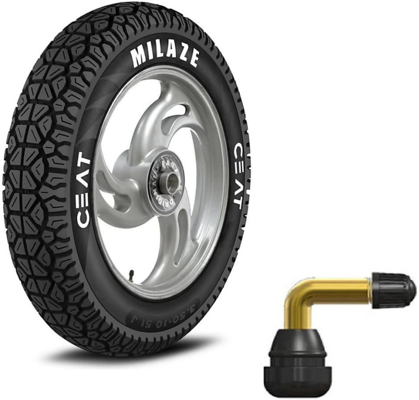 CEAT MILAZE tubeless tyre 90 100 10 for scooty with tyre 90 100 10