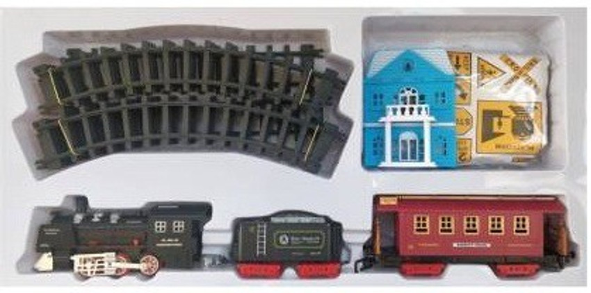 Old metal train set on sale