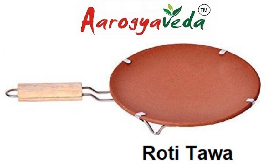 black natural terracotta clay roti tawa