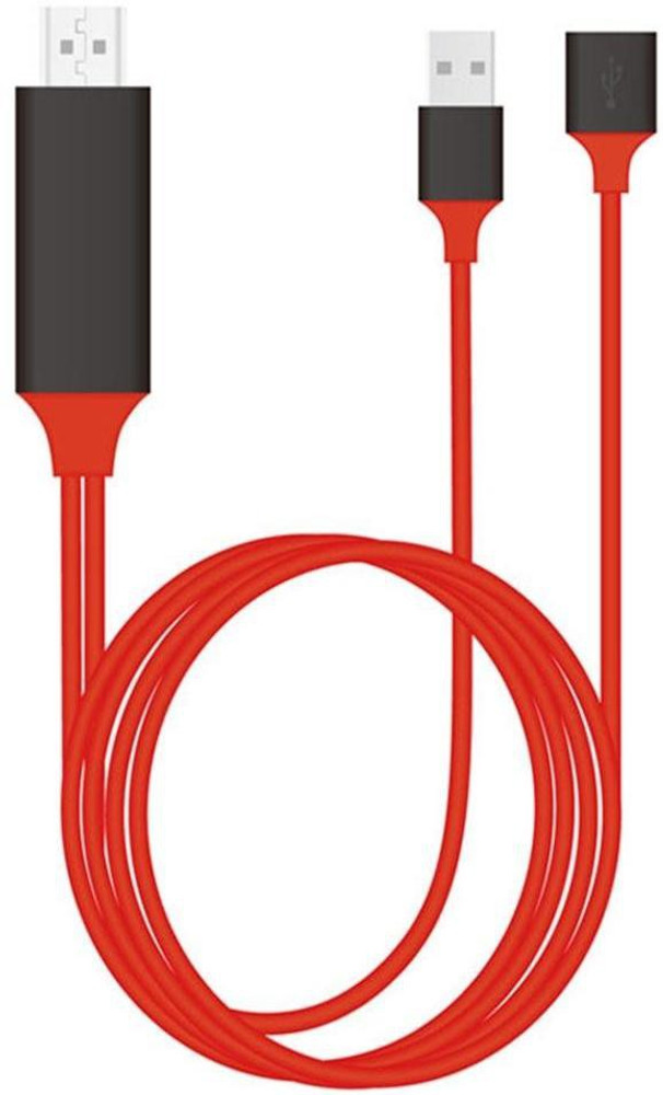 VibeX HDMI Cable 2 m Copper Braiding Metal Braided SlimPort to