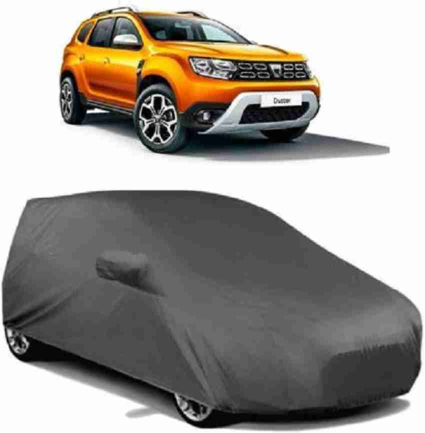  Car Cover Compatible with Dacia Duster Logan Mcv sandero  Outdoor car Cover 100% Waterproof Windproof dust-Proof Anti-Snow  All-Weather Protection (Color : Silver, Size : Sandero) : Automotive