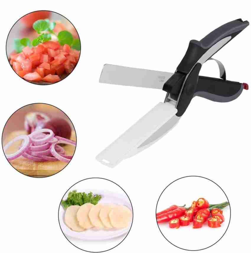 Pulsbery E Clever Cutter 2 in 1 Kitchen Knife/Food Chopper Vegetable &  Fruit Vegetable Grater & Slicer Price in India - Buy Pulsbery E Clever  Cutter 2 in 1 Kitchen Knife/Food Chopper