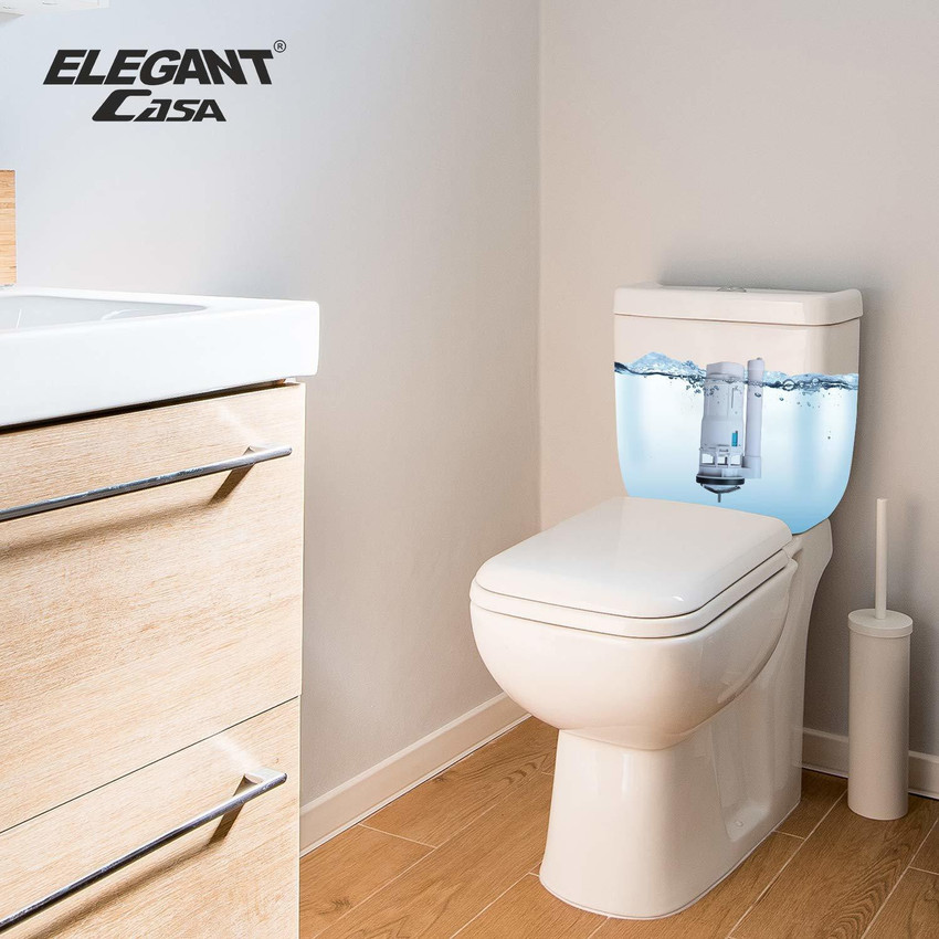 LIVINGbasics Automatic Touchless Microvave Sensor Toilet