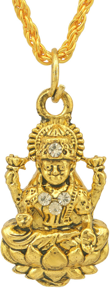 Goddess lakshmi gold sales pendant