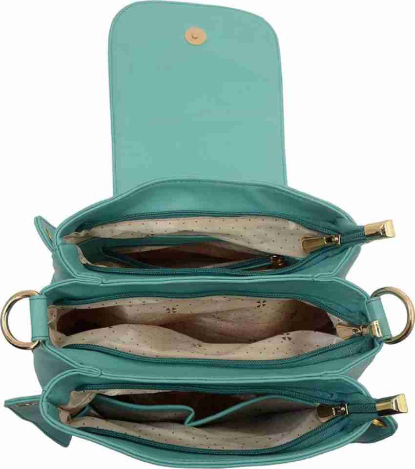 Deniza Green Sling Bag KATRINA GREEN Price in India Flipkart