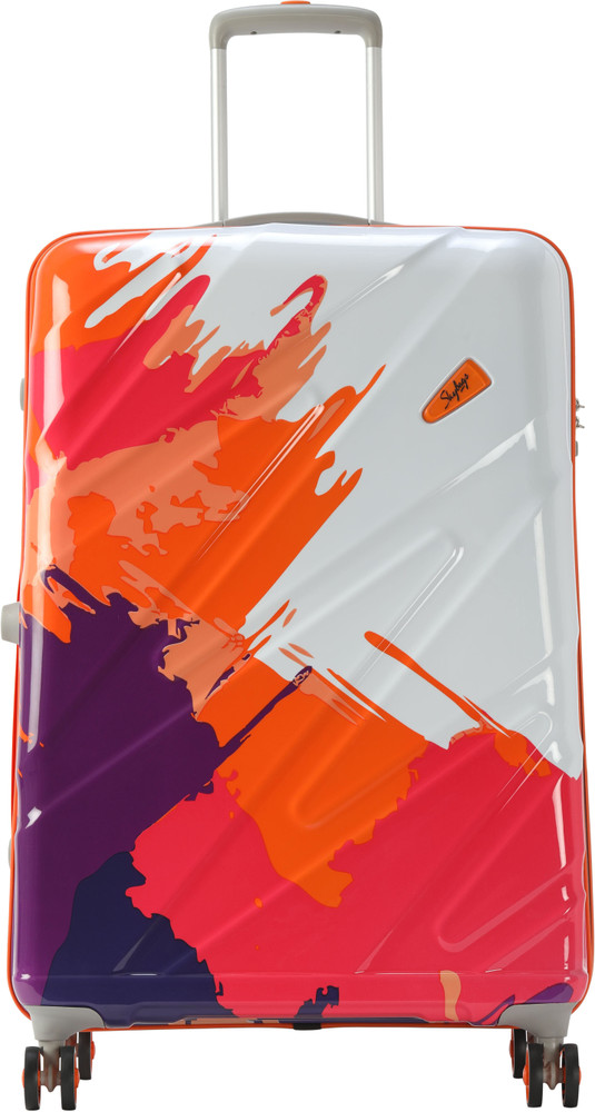 SKYBAGS MIRAGE NXT STROLLY 69 360 degree MIRAGE ORANGE Check in Suitcase 4 Wheels 27 inch ORANGE Price in India Flipkart