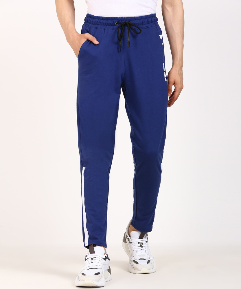 SKULT by Shahid Kapoor Solid Men Blue Track Pants Buy Blue SKULT