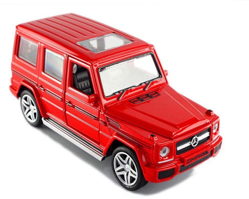 Mini Auto White 1:32 Diecast Metal Body Mercedes Benz SUV Jeep