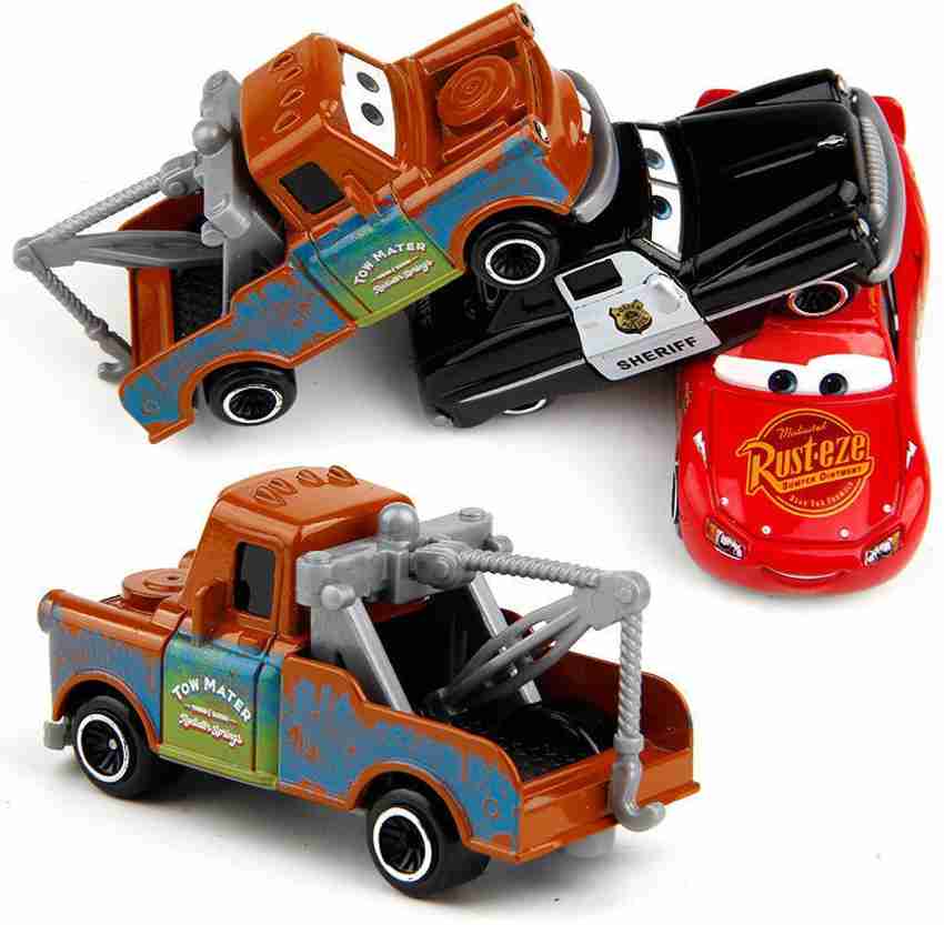 Bestie Toys 6 Pcs Cars Lighting McQueen Mater Diecast Model
