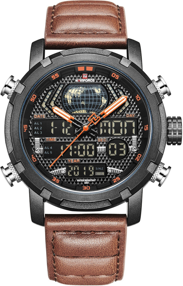 NAVIFORCE 9160 Analog Analog Digital Watch For Men Buy NAVIFORCE 9160 Analog Analog Digital Watch For Men 9160 Online at Best Prices in India Flipkart