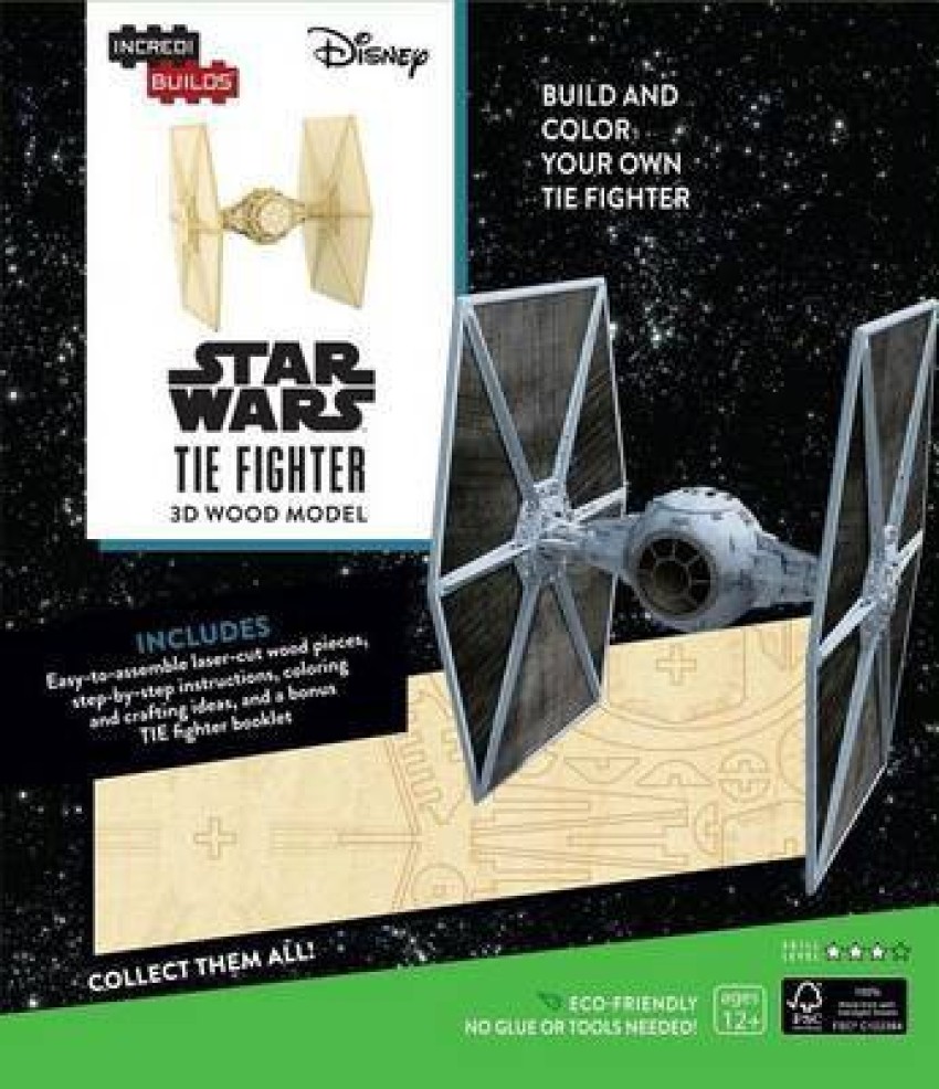 IncrediBuilds Star Wars Tie Fighter 3D Wood Model Buy