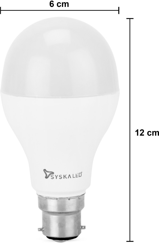 Syska Led Lights 12 W Standard B22 LED Bulb Price in India Buy Syska Led Lights 12 W Standard B22 LED Bulb online at Flipkart.com