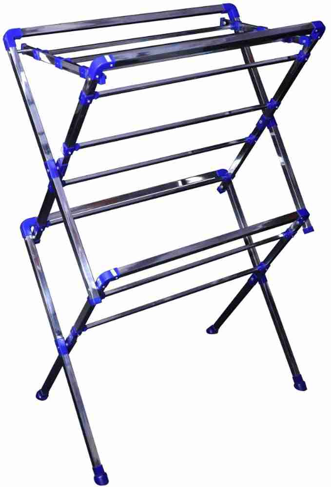 Big Brother Steel Floor Cloth Dryer Stand 2 Fold Stainless Steel