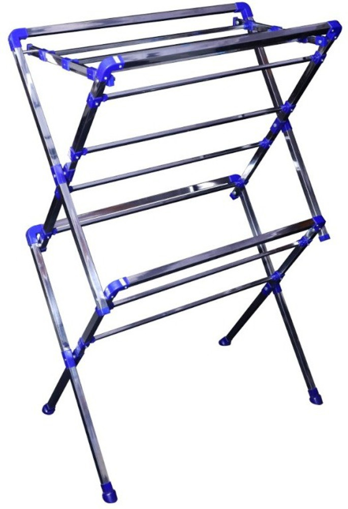 Big Brother Steel Floor Cloth Dryer Stand 2 Fold Stainless Steel