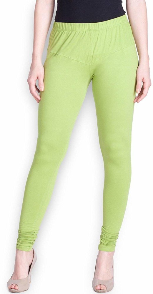 Buy Parrot Green Leggings for Women by DeMoza Online