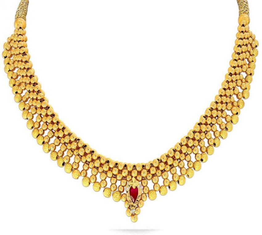 Kalyan necklace store designs with price