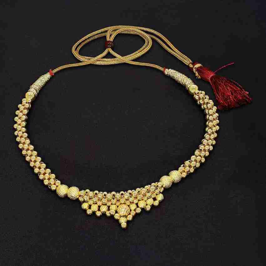 Choker necklace deals gold kalyan