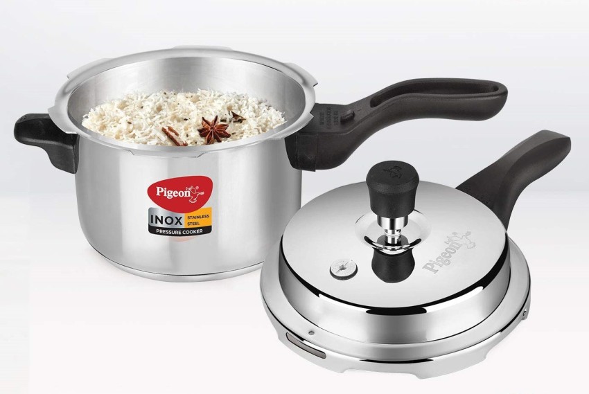 Pigeon inox stainless steel pressure cooker 3 discount l