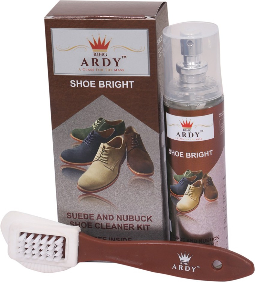 KingArdy SHOE BRIGHT Suede and Nubuck Shoe Cleaner Kit with Free Cleaning  Brush- Cleaner Price in India - Buy KingArdy SHOE BRIGHT Suede and Nubuck  Shoe Cleaner Kit with Free Cleaning Brush- Cleaner online at