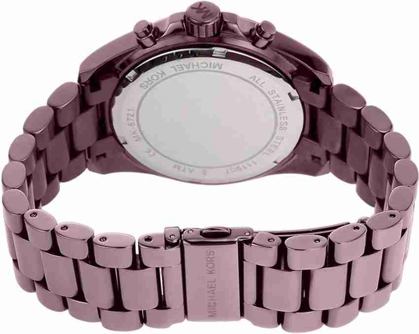 Purple michael kors smart best sale watch