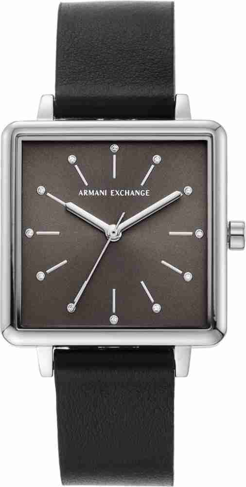 Armani exchange watch square best sale