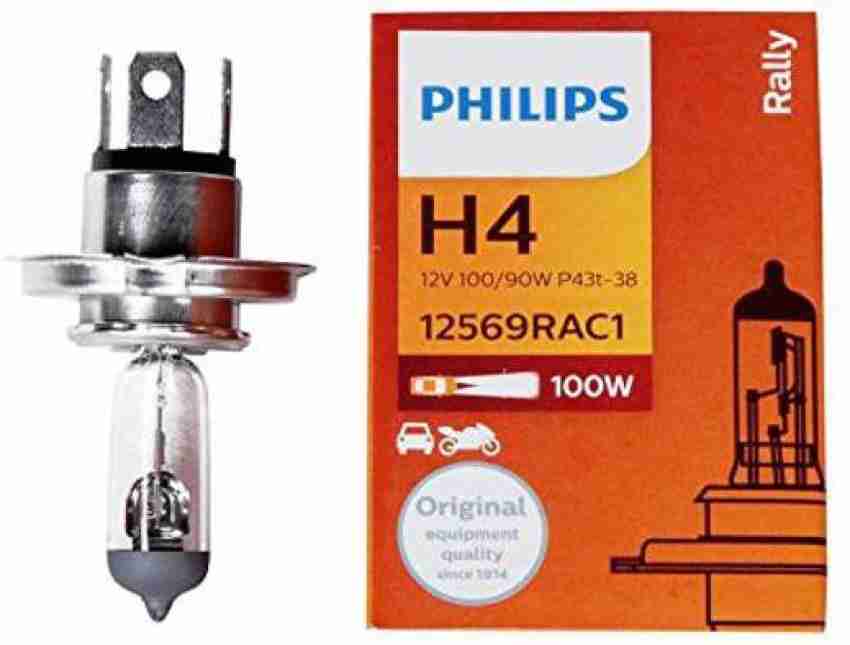 PHILIPS H4 12v 100/90 P43t Rally Car Fancy Lights Price in India - Buy PHILIPS  H4 12v 100/90 P43t Rally Car Fancy Lights online at