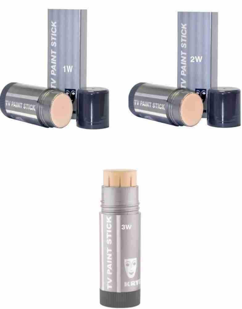 KRYOLAN Tv Paint Stick 1W ( 25gm ) + 2W ( 25gm ) + 3W ( 25gm