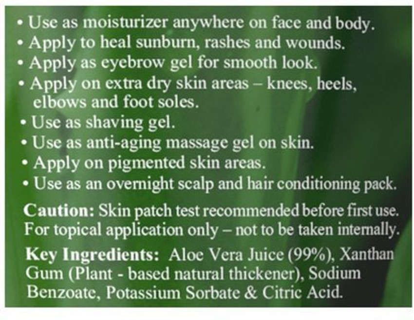 Body Cupid Aloe Vera Gel for Skin Hair Price in India Buy